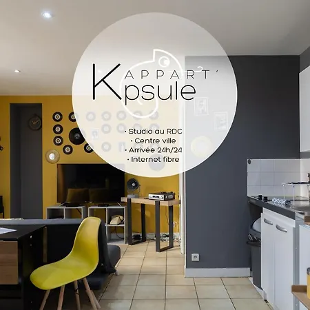 L'appart K-psule - Design, Confort, Centre-ville, 3 Pers Le Mans